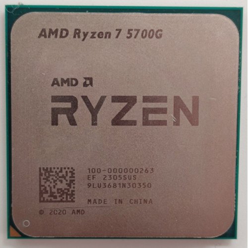 Процесор AMD Ryzen 7 5700G 3.8(4.6)GHz 16MB sAM4 Tray (100-000000263) (Відновлено продавцем, 873994) купити в Україні: Київ, Львів, Хмельницький, Тернопіль, Івано-Франківськ | Перевірка сумісності, низька ціна, відгуки, характеристики від TELEMART фото