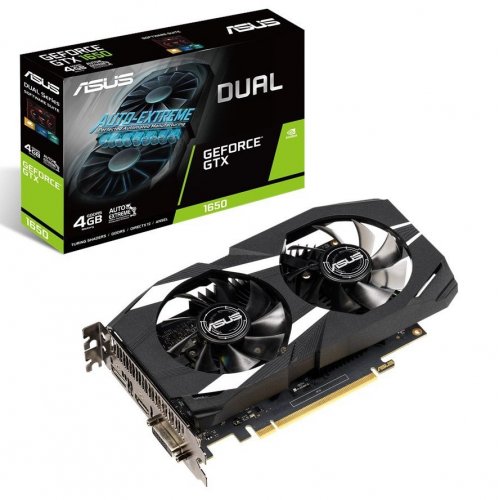 Видеокарта Asus GeForce GTX 1650 Dual 4096MB (DUAL-GTX1650-4G) (Восстановлено продавцом, 873997) купить в Украине: Киев, Днепр, Харьков, Одесса  | Проверка совместимости, низкая цена, отзывы, характеристики от TELEMART фото