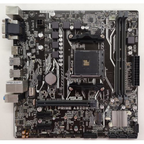 Материнская плата Asus PRIME A320M-K (sAM4, AMD A320) (Восстановлено продавцом, 873999) купить в Украине: Киев, Днепр, Харьков, Одесса  | Проверка совместимости, низкая цена, отзывы, характеристики от TELEMART фото