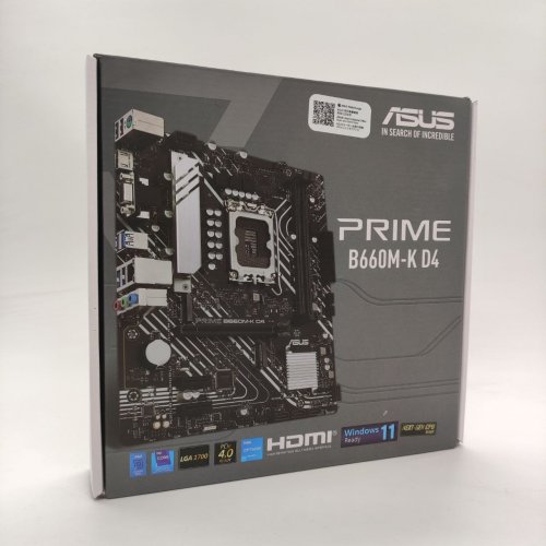 Материнская плата Asus PRIME B660M-K D4 (s1700, Intel B660) (Восстановлено продавцом, 874002) купить в Украине: Киев, Днепр, Харьков, Одесса  | Проверка совместимости, низкая цена, отзывы, характеристики от TELEMART фото