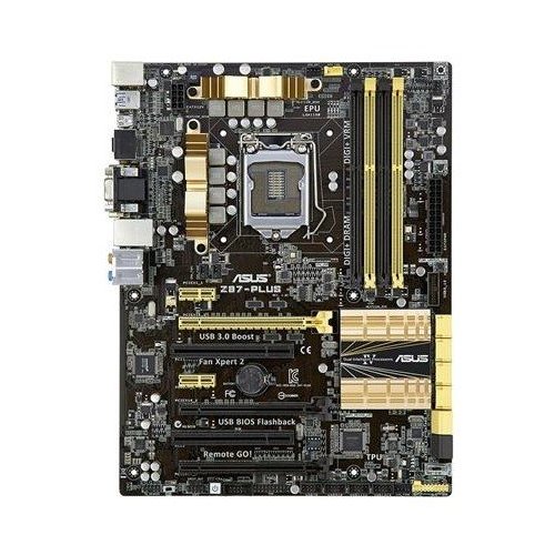 Материнская плата Asus Z87-PLUS (s1150, Intel Z87) (Восстановлено продавцом, 874005) купить в Украине: Киев, Днепр, Харьков, Одесса  | Проверка совместимости, низкая цена, отзывы, характеристики от TELEMART фото