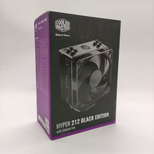 Кулер Cooler Master Hyper 212 Black Edition (RR-212S-20PK-R2) (Відновлено продавцем, 874008) купити в Україні: Київ, Львів, Хмельницький, Тернопіль, Івано-Франківськ | Перевірка сумісності, низька ціна, відгуки, характеристики від TELEMART фото