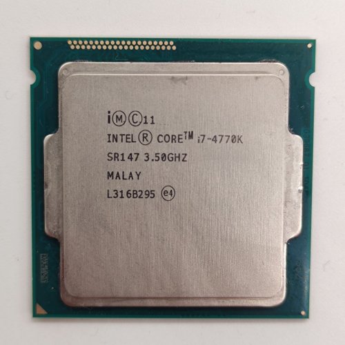 Процессор Intel Core i7-4770K 3.5GHz 8MB s1150 Tray (CM8064601464206) (Восстановлено продавцом, 874018) купить в Украине: Киев, Днепр, Харьков, Одесса  | Проверка совместимости, низкая цена, отзывы, характеристики от TELEMART фото