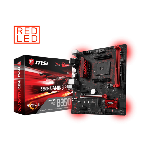 Материнская плата MSI B350M GAMING PRO (sAM4, AMD B350) (Восстановлено продавцом, 874023) купить в Украине: Киев, Днепр, Харьков, Одесса  | Проверка совместимости, низкая цена, отзывы, характеристики от TELEMART фото