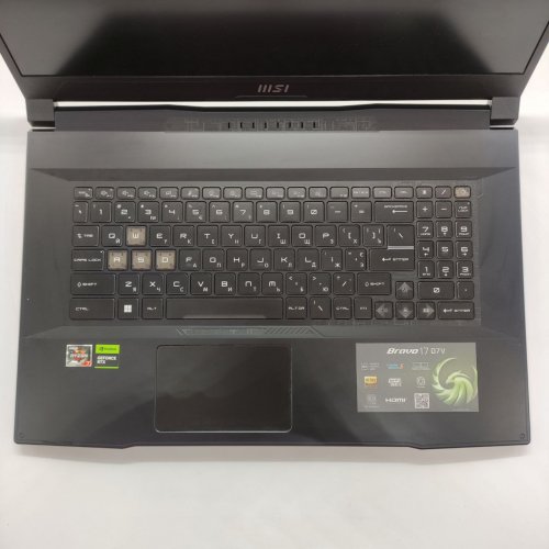 Ноутбук MSI Bravo 17 D7VFK (D7VFK-091XPL) Black (Восстановлено продавцом, 874025) купить в Украине: Киев, Днепр, Харьков, Одесса  | Низкая цена, отзывы, характеристики от TELEMART фото