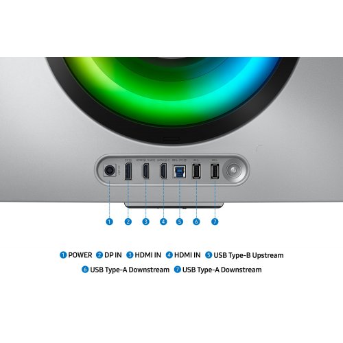 Монитор Samsung 34" Odyssey OLED G8 (LS34DG852SIXUA) Silver (Восстановлено продавцом, 874029) купить в Украине: Киев, Днепр, Харьков, Одесса  | Низкая цена, отзывы, характеристики от TELEMART фото