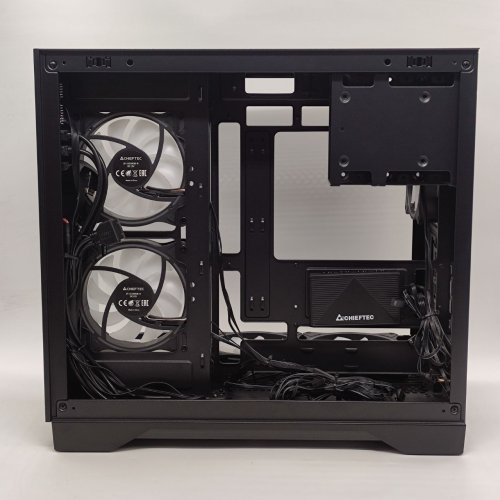 Корпус CHIEFTEC VISIO Tempered Glass без БП (GM-30B-TG-OP) Black (Восстановлено продавцом, 874052) купить в Украине: Киев, Днепр, Харьков, Одесса  | Проверка совместимости, низкая цена, отзывы, характеристики от TELEMART фото