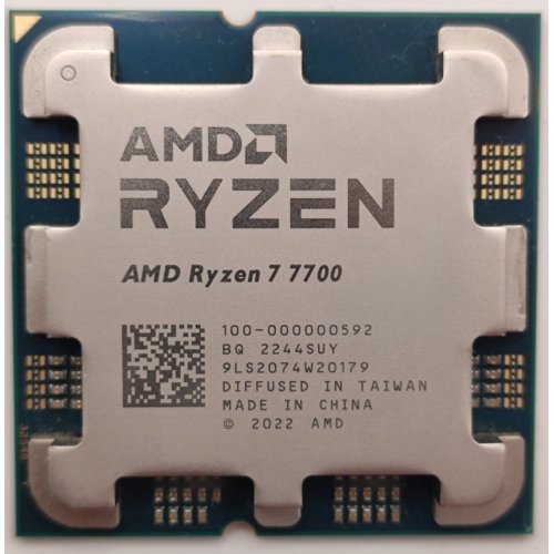 Процесор AMD Ryzen 7 7700 3.8(5.3)GHz 32MB sAM5 Tray (100-000000592) (Відновлено продавцем, 874060) купити в Україні: Київ, Львів, Хмельницький, Тернопіль, Івано-Франківськ | Перевірка сумісності, низька ціна, відгуки, характеристики від TELEMART фото