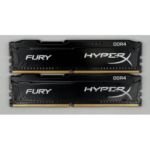 Озп HyperX DDR4 8GB 2666Mhz Fury Black (HX426C16FB2/8) (Відновлено продавцем, 874146) купити в Україні: Київ, Львів, Хмельницький, Тернопіль, Івано-Франківськ | Перевірка сумісності, низька ціна, відгуки, характеристики від TELEMART фото