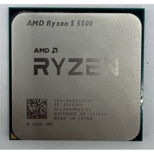 Процесор AMD Ryzen 5 5500 3.6(4.2)GHz 16MB sAM4 Tray (100-000000457) (Відновлено продавцем, 874154) купити в Україні: Київ, Львів, Хмельницький, Тернопіль, Івано-Франківськ | Перевірка сумісності, низька ціна, відгуки, характеристики від TELEMART фото