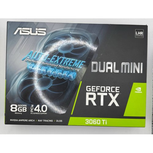Видеокарта Asus GeForce RTX 3060 Ti Mini 8192MB (DUAL-RTX3060TI-8G-MINI-V2) (Восстановлено продавцом, 874166) купить в Украине: Киев, Днепр, Харьков, Одесса  | Проверка совместимости, низкая цена, отзывы, характеристики от TELEMART фото