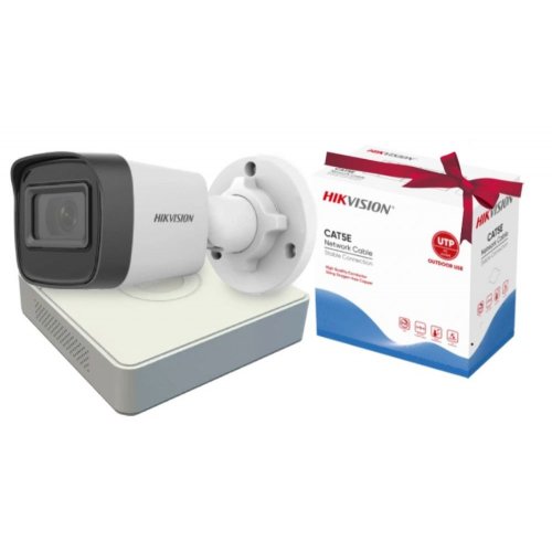 Комплект Hikvision DS-2CD1021G0-I 2MP 2.8mm (99-10033861) купити в Україні: Київ, Львів, Хмельницький, Тернопіль, Івано-Франківськ | Низька ціна, відгуки, характеристики від TELEMART фото