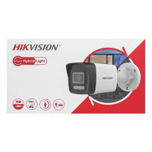 IP-камера з мікрофоном Hikvision DS-2CD1023G2-LIUF 2MP 4mm (99-00020384) купити в Україні: Київ, Львів, Хмельницький, Тернопіль, Івано-Франківськ | Низька ціна, відгуки, характеристики від TELEMART фото