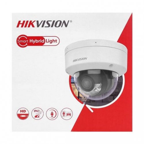 IP-камера з мікрофоном Hikvision DS-2CD1123G2-LIUF 2MP 4mm (99-00020385) купити в Україні: Київ, Львів, Хмельницький, Тернопіль, Івано-Франківськ | Низька ціна, відгуки, характеристики від TELEMART фото