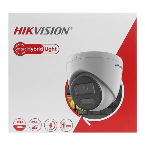 IP-камера з мікрофоном Hikvision DS-2CD1323G2-LIUF 2MP 2.8mm (99-00020387) купити в Україні: Київ, Львів, Хмельницький, Тернопіль, Івано-Франківськ | Низька ціна, відгуки, характеристики від TELEMART фото