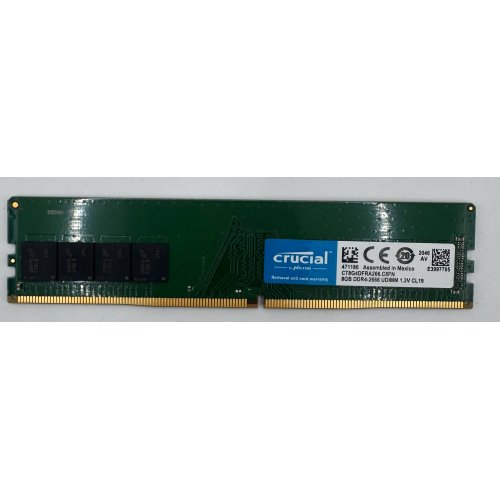 Озу Crucial DDR4 8GB 2666Mhz (CT8G4DFRA266) (Восстановлено продавцом, 874408) купить в Украине: Киев, Днепр, Харьков, Одесса  | Проверка совместимости, низкая цена, отзывы, характеристики от TELEMART фото