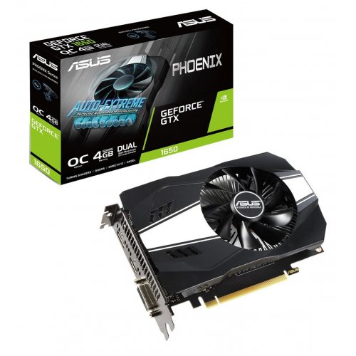 Відеокарта Asus GeForce GTX 1650 Phoenix V2 OC 4096MB (PH-GTX1650-O4G-V2) (Відновлено продавцем, 874414) купити в Україні: Київ, Львів, Хмельницький, Тернопіль, Івано-Франківськ | Перевірка сумісності, низька ціна, відгуки, характеристики від TELEMART фото