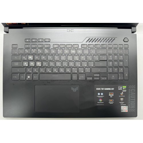 Ноутбук Asus TUF Gaming A17 FA707NVR-HX009 (90NR0JJ5-M000C0) Mecha Gray (Відновлено продавцем, 874435) купити в Україні: Київ, Львів, Хмельницький, Тернопіль, Івано-Франківськ | Низька ціна, відгуки, характеристики від TELEMART фото