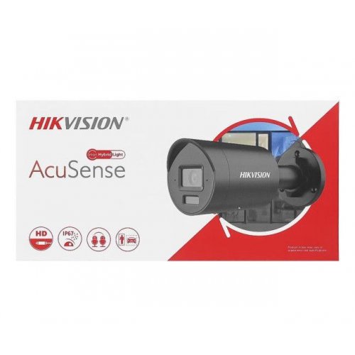 IP-камера з мікрофоном Hikvision DS-2CD2043G2-LI2U 4MP 2.8mm (99-00019944) Black купити в Україні: Київ, Львів, Хмельницький, Тернопіль, Івано-Франківськ | Низька ціна, відгуки, характеристики від TELEMART фото