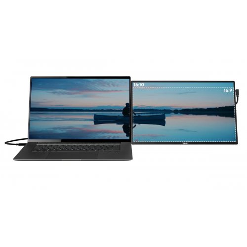 Монитор Asus 16" ZenScreen MQ16FC (90LM0CNV-B01N71) Black купить в Украине: Киев, Днепр, Харьков, Одесса  | Низкая цена, отзывы, характеристики от TELEMART фото
