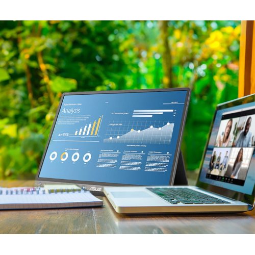 Монитор Asus 16" ZenScreen MQ16FC (90LM0CNV-B01N71) Black купить в Украине: Киев, Днепр, Харьков, Одесса  | Низкая цена, отзывы, характеристики от TELEMART фото