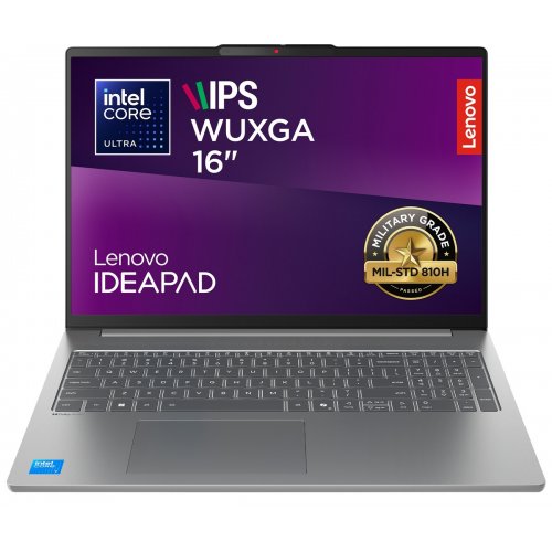 Ноутбук Lenovo IdeaPad Slim 5 16IMH10 (83V7005VRA) Luna Grey купити в Україні: Київ, Львів, Хмельницький, Тернопіль, Івано-Франківськ | Низька ціна, відгуки, характеристики від TELEMART фото