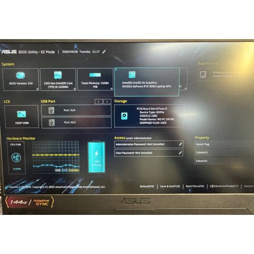 Ноутбук Asus TUF Gaming F15 FX507ZC4-HN083 (90NR0GW1-M006E0) Mecha Gray (Відновлено продавцем, 874659) купити в Україні: Київ, Львів, Хмельницький, Тернопіль, Івано-Франківськ | Низька ціна, відгуки, характеристики від TELEMART фото