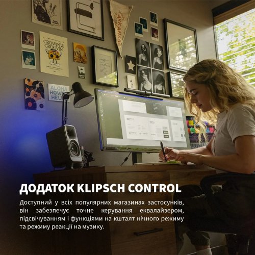 Акустична система Klipsch ProMedia Lumina 2.1 (1080091) Black купити в Україні: Київ, Львів, Хмельницький, Тернопіль, Івано-Франківськ | Низька ціна, відгуки, характеристики від TELEMART фото