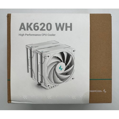 Кулер Deepcool AK620 (R-AK620-WHNNMT-G-1) White (Відновлено продавцем, 874697) купити в Україні: Київ, Львів, Хмельницький, Тернопіль, Івано-Франківськ | Перевірка сумісності, низька ціна, відгуки, характеристики від TELEMART фото