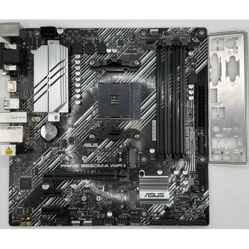 Материнська плата Asus PRIME B550M-A II WIFI (sAM4, AMD B550) (Відновлено продавцем, 874709) купити в Україні: Київ, Львів, Хмельницький, Тернопіль, Івано-Франківськ | Перевірка сумісності, низька ціна, відгуки, характеристики від TELEMART фото