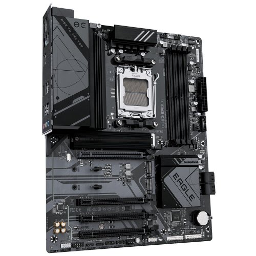 Уценка материнская плата Gigabyte B650 EAGLE (sAM5, AMD B650) (Вскрытая упаковка, 874714) купить в Украине: Киев, Днепр, Харьков, Одесса  | Проверка совместимости, низкая цена, отзывы, характеристики от TELEMART фото