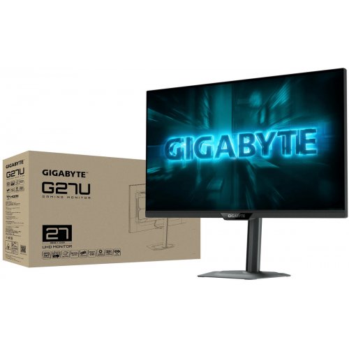 Монітор Gigabyte 27" G27U Black купити в Україні: Київ, Львів, Хмельницький, Тернопіль, Івано-Франківськ | Низька ціна, відгуки, характеристики від TELEMART фото