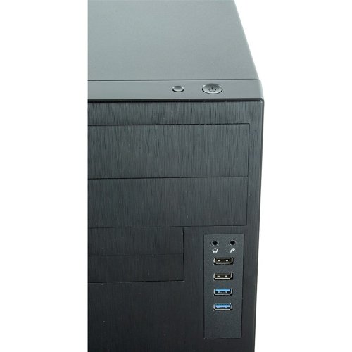 Корпус CHIEFTEC Elox без БП (HO-11B-OP) Black купить в Украине: Киев, Днепр, Харьков, Одесса  | Проверка совместимости, низкая цена, отзывы, характеристики от TELEMART фото