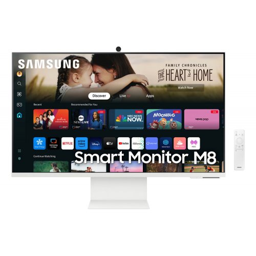Монітор Samsung 32" Smart M80D (LS32DM801UIXUA) Black (Відновлено продавцем, 874742) купити в Україні: Київ, Львів, Хмельницький, Тернопіль, Івано-Франківськ | Низька ціна, відгуки, характеристики від TELEMART фото