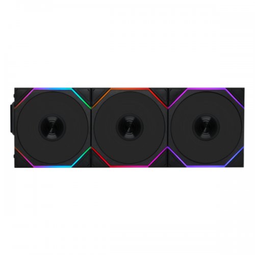 Набор кулеров для корпуса Lian Li Uni Fan TL Wireless 120 Reverse Blade 3 in 1 (G99.12RTL1W3B.00) Black купить в Украине: Киев, Днепр, Харьков, Одесса  | Проверка совместимости, низкая цена, отзывы, характеристики от TELEMART фото