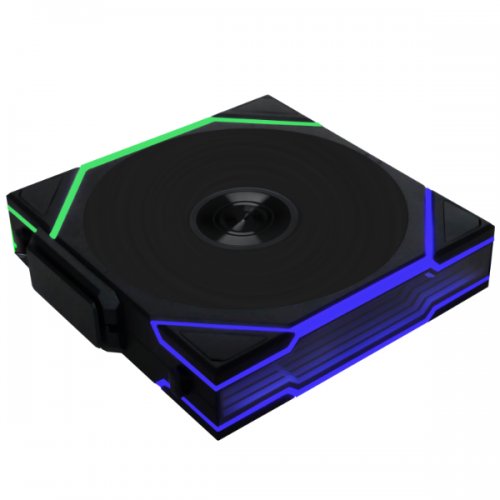 Набор кулеров для корпуса Lian Li Uni Fan TL Wireless 120 Reverse Blade 3 in 1 (G99.12RTL1W3B.00) Black купить в Украине: Киев, Днепр, Харьков, Одесса  | Проверка совместимости, низкая цена, отзывы, характеристики от TELEMART фото