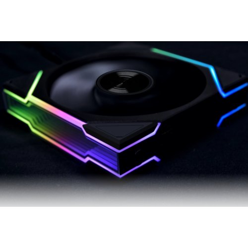 Набор кулеров для корпуса Lian Li Uni Fan TL Wireless 120 Reverse Blade 3 in 1 (G99.12RTL1W3B.00) Black купить в Украине: Киев, Днепр, Харьков, Одесса  | Проверка совместимости, низкая цена, отзывы, характеристики от TELEMART фото