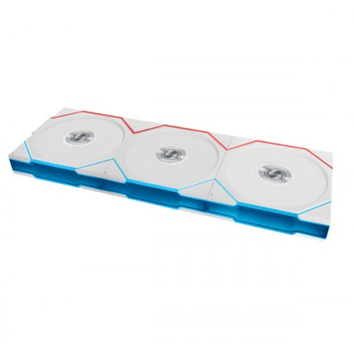 Набор кулеров для корпуса Lian Li Uni Fan TL Wireless 120 Reverse Blade 3 in 1 (G99.12RTL1W3W.00) White купить в Украине: Киев, Днепр, Харьков, Одесса  | Проверка совместимости, низкая цена, отзывы, характеристики от TELEMART фото