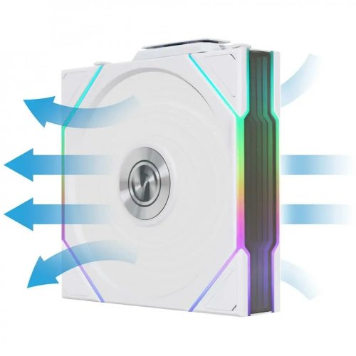 Набор кулеров для корпуса Lian Li Uni Fan TL Wireless 120 Reverse Blade 3 in 1 (G99.12RTL1W3W.00) White купить в Украине: Киев, Днепр, Харьков, Одесса  | Проверка совместимости, низкая цена, отзывы, характеристики от TELEMART фото