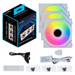 Набор кулеров для корпуса Lian Li Uni Fan SL-INF Wireless 120 Reversed Blade 3 in 1 (G99.12RSLIN1W3W.00) White