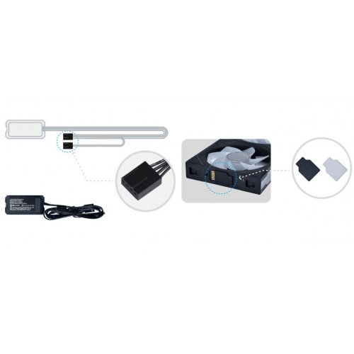 Кулер для корпуса Lian Li Uni Fan SL-INF Wireless 140 (G99.14SLIN1W1B.00) Black купить в Украине: Киев, Днепр, Харьков, Одесса  | Проверка совместимости, низкая цена, отзывы, характеристики от TELEMART фото