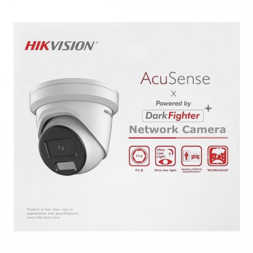 IP-камера з мікрофоном Hikvision DS-2CD2346G2H-IU (eF) 4MP 2.8mm (99-00019949) купити в Україні: Київ, Львів, Хмельницький, Тернопіль, Івано-Франківськ | Низька ціна, відгуки, характеристики від TELEMART фото