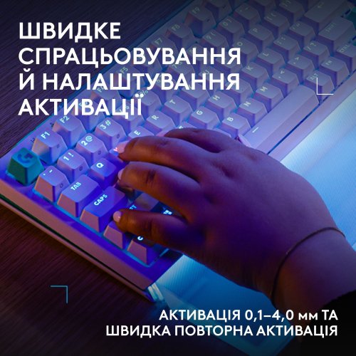 Клавиатура Logitech G512 X Mechanical Tactile (920-013955) White купить в Украине: Киев, Днепр, Харьков, Одесса  | Низкая цена, отзывы, характеристики от TELEMART фото