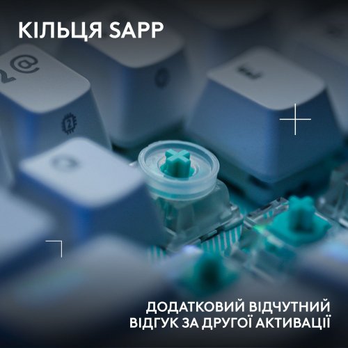 Клавиатура Logitech G512 X Mechanical Tactile (920-013955) White купить в Украине: Киев, Днепр, Харьков, Одесса  | Низкая цена, отзывы, характеристики от TELEMART фото