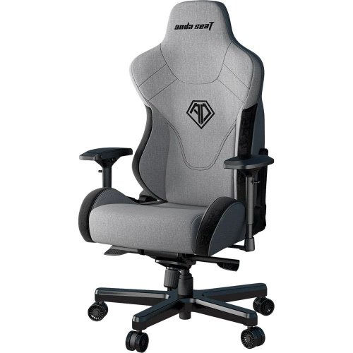 Уценка игровое кресло Anda Seat T-Pro 2 XL (AD12XLLA-01-GB-F) Grey/Black (Вскрытая упаковка, 874837) купить в Украине: Киев, Днепр, Харьков, Одесса  | Низкая цена, отзывы, характеристики от TELEMART фото