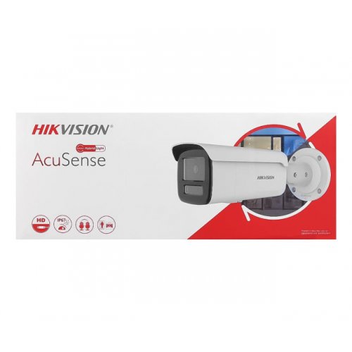 IP-камера Hikvision DS-2CD2T43G2-4LI 4MP 4mm (99-00021951) купити в Україні: Київ, Львів, Хмельницький, Тернопіль, Івано-Франківськ | Низька ціна, відгуки, характеристики від TELEMART фото