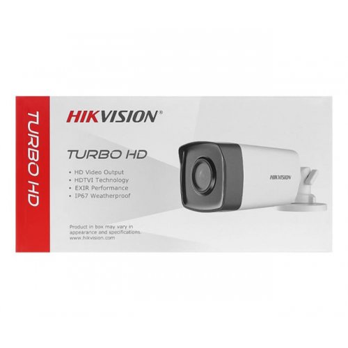 Turbo HD камера Hikvision DS-2CE17D0T-IT5F (C) 2MP 3.6mm (99-00004398) купити в Україні: Київ, Львів, Хмельницький, Тернопіль, Івано-Франківськ | Низька ціна, відгуки, характеристики від TELEMART фото
