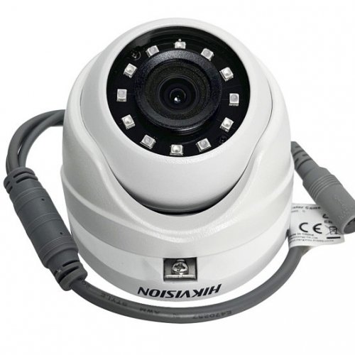 Turbo HD камера Hikvision DS-2CE56D0T-IRMF (С) 2MP 2.8mm (99-00003315) купити в Україні: Київ, Львів, Хмельницький, Тернопіль, Івано-Франківськ | Низька ціна, відгуки, характеристики від TELEMART фото