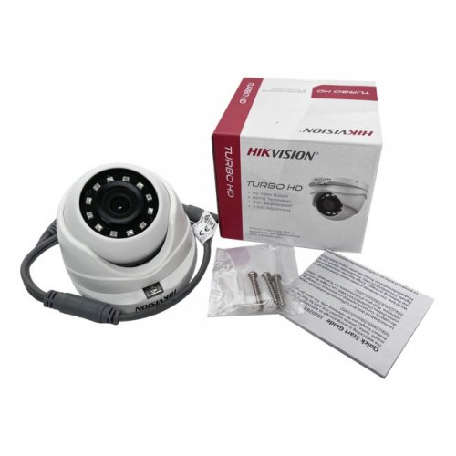 Turbo HD камера Hikvision DS-2CE56D0T-IRMF (С) 2MP 2.8mm (99-00003315) купити в Україні: Київ, Львів, Хмельницький, Тернопіль, Івано-Франківськ | Низька ціна, відгуки, характеристики від TELEMART фото