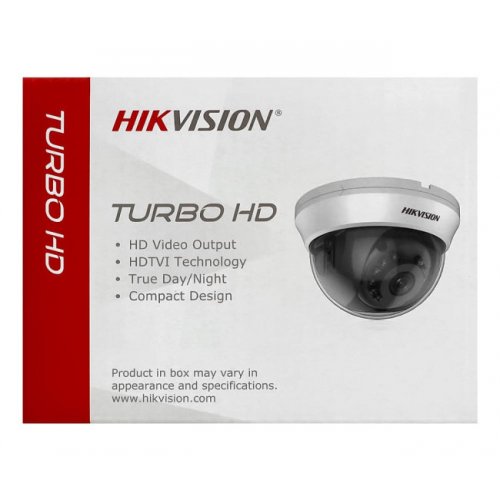 Turbo HD камера Hikvision DS-2CE56D0T-IRMMF (C) 2MP 2.8mm (99-00003316) купить в Украине: Киев, Днепр, Харьков, Одесса  | Низкая цена, отзывы, характеристики от TELEMART фото